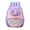 Purple, variant on Cute Plush Animal Decor Backpack, Lightweight Color Block Casual Daypack Multi Pocket Portable School Backpack for Daily Campus Use