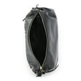 thumbnail image 4 of Madden NYC Women's Grommet Shoulder Handbag, Black, 4 of 5