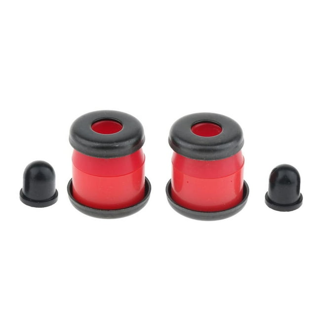 Bagues de Remplacement pour Longboards, PU, 92A, avec Coupelles, 3,25 Po Rouge