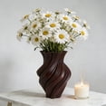 thumbnail image 6 of 3D Printed Swirl Vase, 5.91x3.54inch Modern Decorative Vase for Home, Unique Spiral Wave Vase for Flowers & Home Decor, 6 of 6