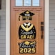 thumbnail image 5 of Letrero de puerta de madera de graduación 2025, decoración de fiesta al aire libre, letrero de bienvenida colgante para la entrada de la casa, placa de madera duradera con texto claro, textura, 5 of 5
