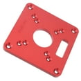 PAOMIAN Trimming Flip Board Aluminum Alloy Router Table Plate Universal