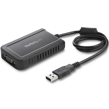 UPC: 0065030844178 | StarTech.com USB to VGA Adapter – 1920×1200 – External Video & Graphics Card – Dual Monitor Display Adapter – Supports Windows