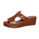 thumbnail image 1 of Mujeres Más Tamaño Vestidos de Verano Doble Correa Cuña Tacón Sandalias Casual Versátil Aumento de la Altura Zapatos Primavera, 1 of 9