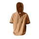 thumbnail image 5 of pstuiky camisetas de hombre, Camisa informal de lino de verano de color liso para hombre, manga corta, cuello alto, botones y bolsillos camisas casuales para hombre xxl, 5 of 9