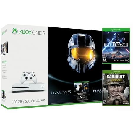 Xbox One S Halo Bundle with Battlefront, Choice of Game and 4K Movie
