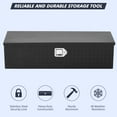thumbnail image 3 of 48 Inch Aluminum Tool Box, Heavy Duty Truck Bed Toolboxes with Side Handle, Tool Box Used for Truck Bed Storage,Trailers,Pickup,RV, All-Weather Use, 3 of 6