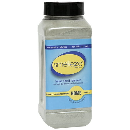 SMELLEZE Natural ROOM/House Odor Eliminator Deodorizer: 2 lb Granules Get HOUSE Smell Out (Best Odor Eliminator For House)