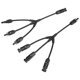 thumbnail image 3 of Un par Y Tipo 1 a 3 Conectores de Derivación Conector de Cable del Panel Solar Forma Y Varón Mujer M/FFF y F/MMM Cable de Extensión Solar PV Adaptador de Cable Khall JY01740, 3 of 6