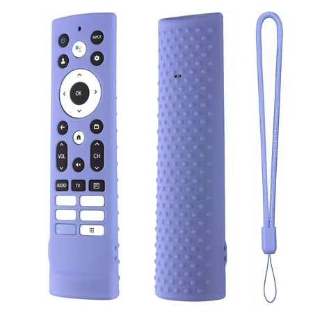 GEjnmdty Remote Control Case Shockproof for Hisense Voice Remote ERF3V90H (Light Blue)