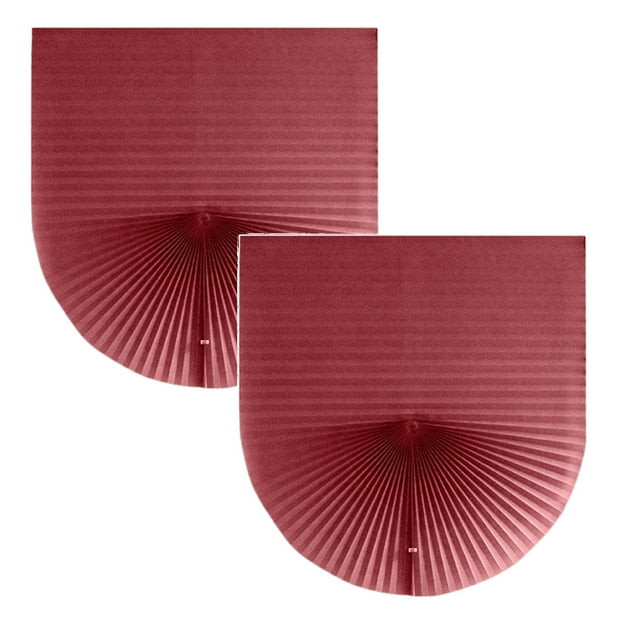 Leojiow 2Pcs Curtain For Windows Polyester Fabric Panel Drapes,Cordless Pleated Window Shades Easy Install No Drill No Tools Multiple Color Options Light Filtering Blinds Size 60X150X2.5Cm