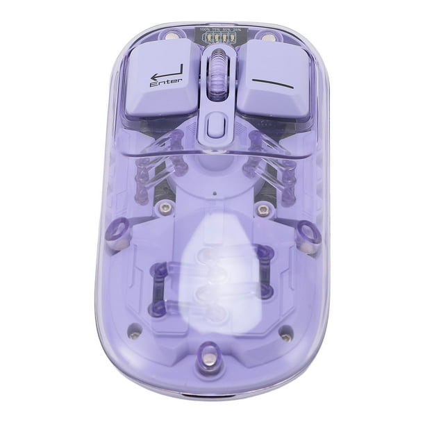 Ratón De Juego Inalámbrico, BT 5.0/2.4G 2 Modo USB óptico RGB Compact Y MOU Portátil Para Computadoras Portátiles, Seguimiento Suave, LED Silencioso Recargable