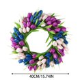 thumbnail image 4 of Hbdhejl Spring Wreath Home Decoration Wreath Door Hanging Ornaments, 4 of 8