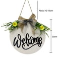 thumbnail image 4 of Visland Door Sign Hanging Rustic Wooden Wear Resistant Home Welcome Sign for Door, 4 of 7
