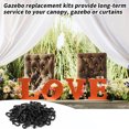 thumbnail image 4 of 50pcs Plastic Hooks For Mosquito Netting And Gazebo Curtains, Smooth Gliding, Rustproof, Multipurpose Use, 4 of 8