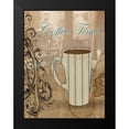 thumbnail image 2 of Grey, Jace 12x14 Black Modern Framed Museum Art Print Titled - Coffee Time, 2 of 5