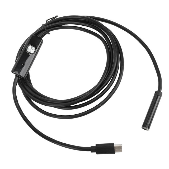 Endoscopio, 2m Cable Flexible de 7 mm de diámetro diámetro Inspección de la Cámae de Inspección Connchufe y reproduce 2mp para una una estructura interna mecánica