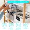 thumbnail image 4 of shiyou-20 Pieces Basket Labels Clip On Set for Storage Bins Kitchen Pantry Basket Box Cube Laundry Organization, with 32 Pieces Removable Chalkboard Tag Stickers, 4 of 4