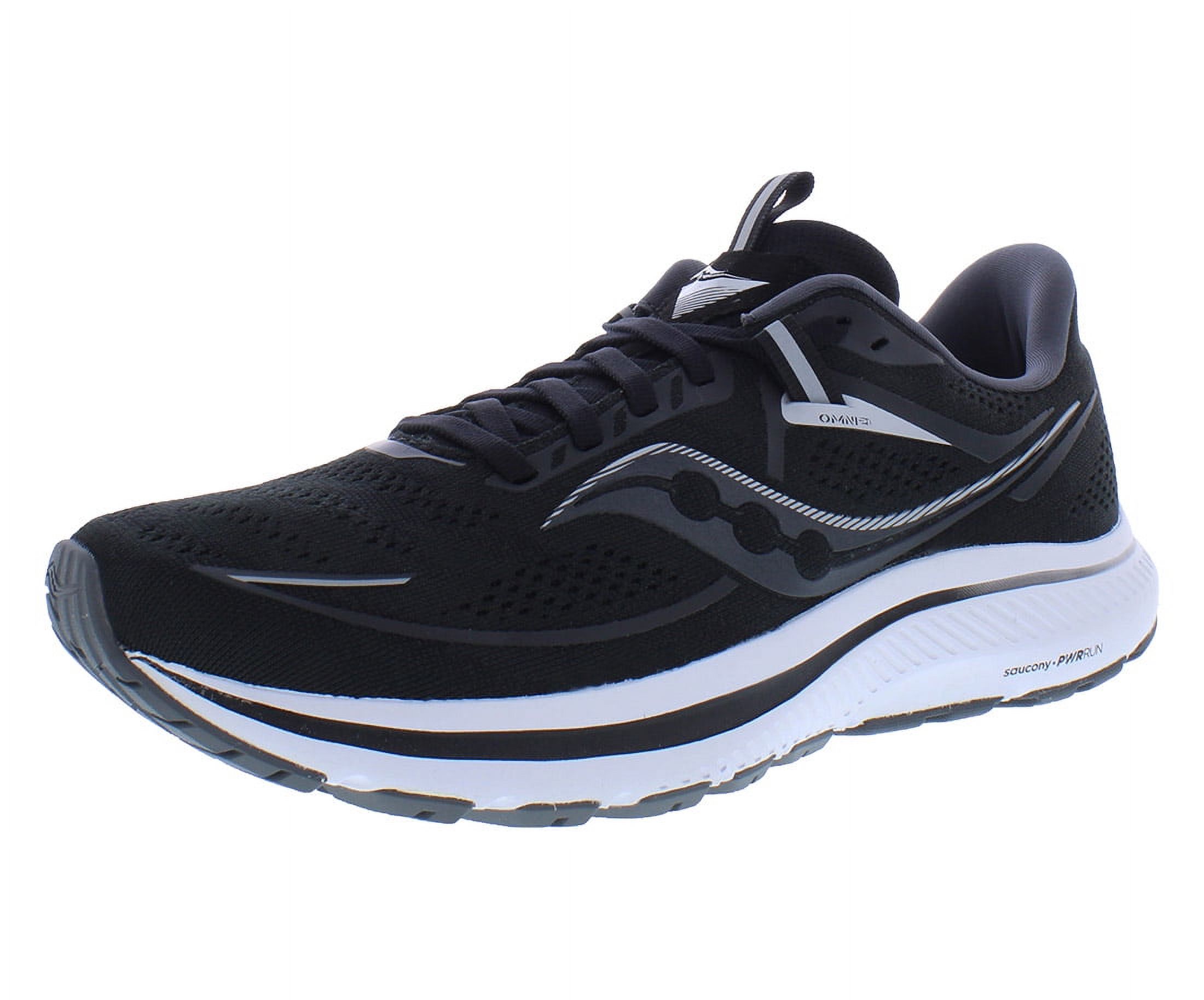 Saucony Omni 21 Mens Shoes White Sz 12.5 M - Excellent Saucony mens Omni 21 Running Shoe, Black/White, 7.5 US  main image 3