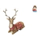 thumbnail image 1 of Escultura de ciervo, alce, reno, adorno, estatua para sala de estar, oficina, dormitorio, granja, resina, madre, regalo coleccionable, decoración de m, 1 of 8