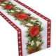 thumbnail image 4 of Camino de mesa de cocina lavable, mantel de mesa, camino de mesa para tocador, fiesta Rojo y verde, 4 of 4
