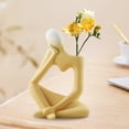 thumbnail image 1 of Jarrón De Arte Pensador Cerámica Abstract Thinker Jarrón Adornos Figura esmerilada Escultura Decoración del hogar (B), 1 of 5