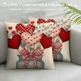 thumbnail image 3 of COMIO Valentines Day Pillow Covers Valentines Day Decor Love Heart Roses Mason Jar Gnomes Truck Valentine Pillows Decorative Throw Pillows Valentines Day Decorations, 3 of 5