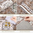 thumbnail image 4 of Farmhouse Kitchen Rugs Sets of 3, Kitchen Runner Rugs Non Slip Washable, Boho Kitchen Mats for Floor, Indoor Door Mat Entrance, Laundry Room Rug, Thick Kitchen Floor Mat Carpet, 4 of 6