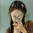 thumbnail image 3 of Horquilla de flor de metal dulce y fresco flequillo clip chica horquilla, 3 of 5