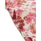 thumbnail image 5 of Vestido a media pierna con cuello en V y estampado floral con cintura fruncida Blanquecino flor roja M, 5 of 5