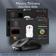 ATTACK SHARK X3 Optical USB Wireless Office Mouse, Black