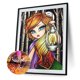 thumbnail image 2 of Pintura de diamante 5D DIY Taladro redondo completo Chica de dibujos animados Kit Decoración para el hogar Arte Artesanía Hugtrwg Para estrenar, 2 of 9