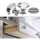 thumbnail image 5 of Perillas de vidrio para gabinetes Perillas para muebles de tocador Perillas para muebles de cristal Perillas para muebles de 30 mm Tiradores estilo diamante para tocador, armario, cocina, gabinete, b TUNC Sencillez, 5 of 5