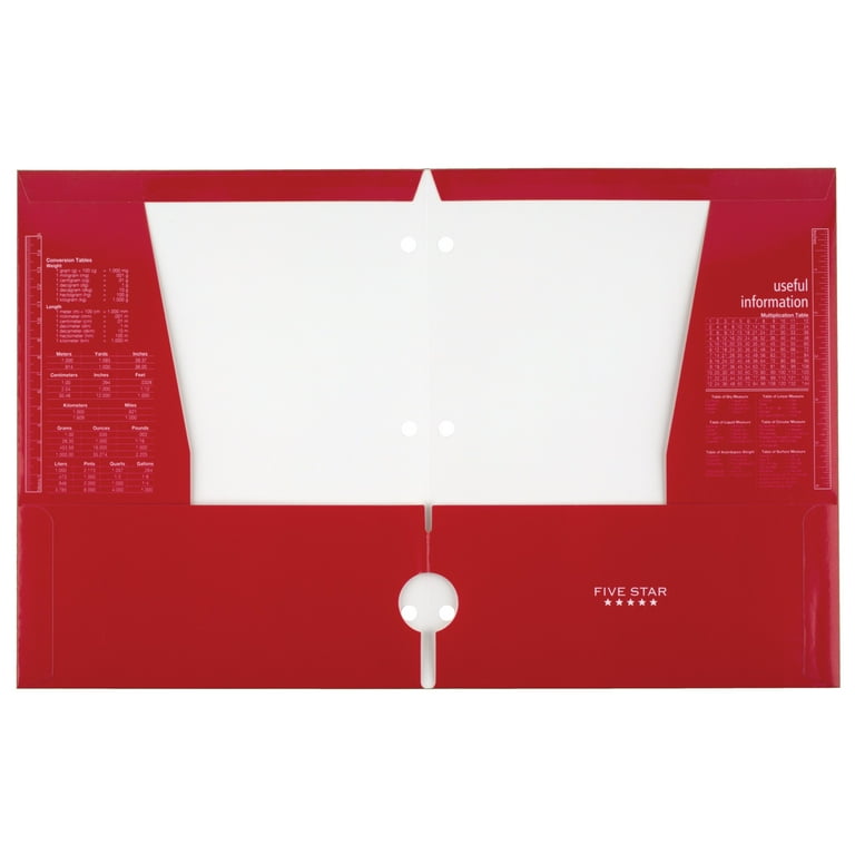 Five Star 4-Pocket Paper Folder, 12 Five Star 4-Pocket Paper Folder, 12