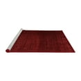 thumbnail image 2 of Ahgly Company Machine Washable Indoor Round Abstract Red Modern Area Rugs, 6' Round, 2 of 4