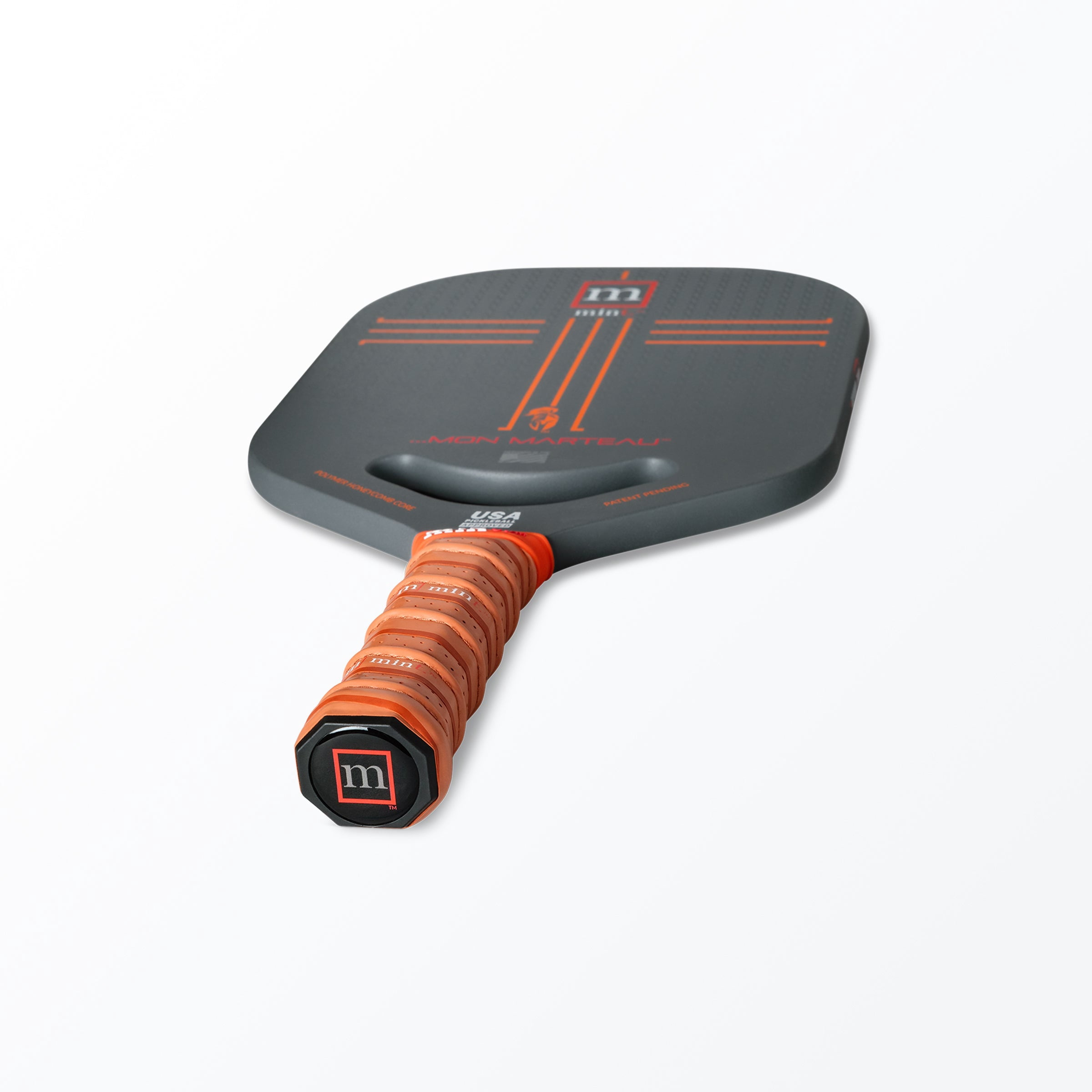 Mint Sport Mon Marteau Pickleball Paddle – 13mm Edgeless Kevlar & Carbon Fiber Hybrid Face, Thermoformed Midweight Paddle with 3D Textured Spin Surface, USAPA Approved