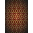 thumbnail image 1 of Ahgly Company Indoor Rectangle Patterned Sienna Brown Novelty Area Rugs, 5' x 8', 1 of 6