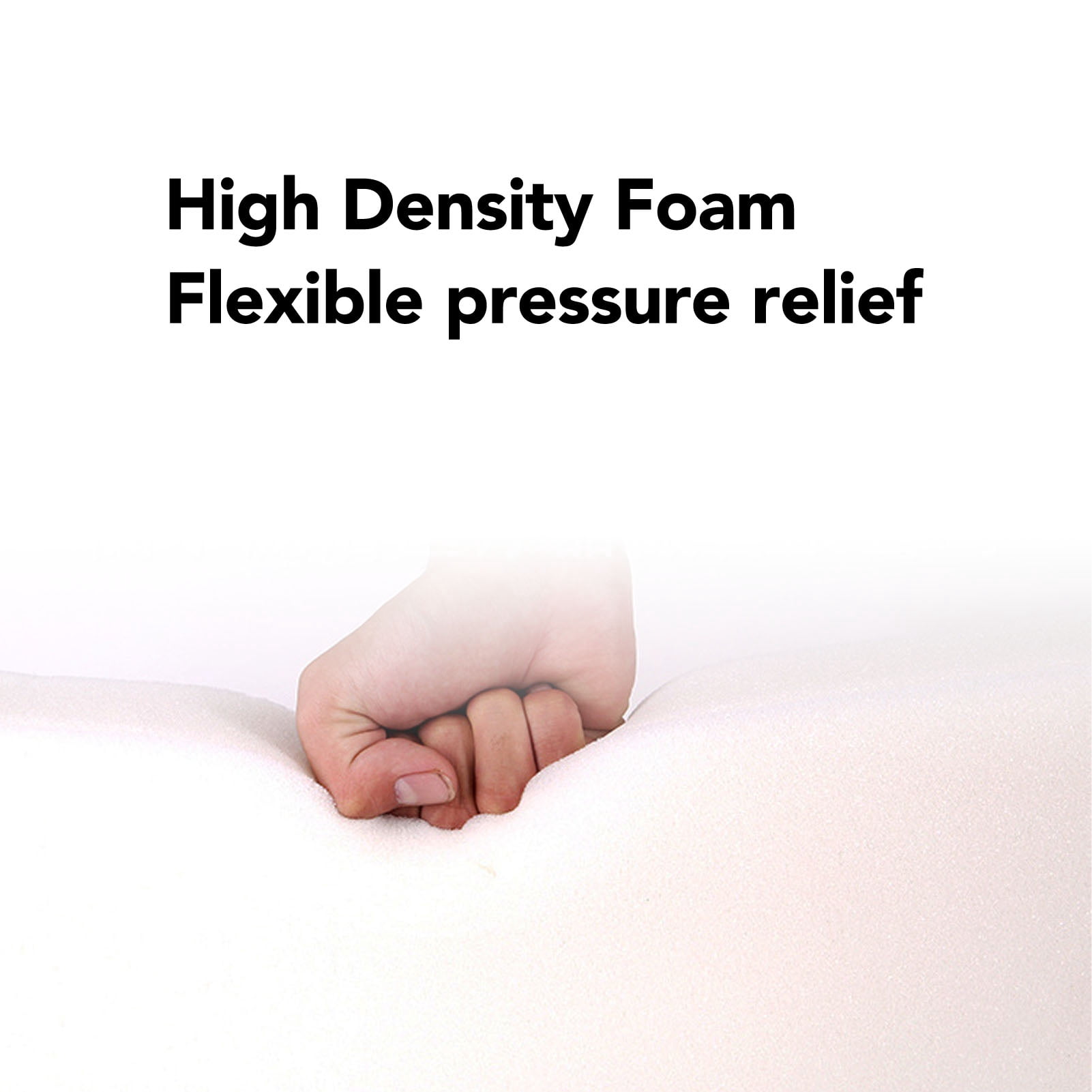 M Buder S Shaped Leg Elevation Pillow for After Surgery Swelling, 22.8x10.6x5.9 inches / 58x27x15 cm Orthopedic Leg Wedge Pillow for Leg Support and Improved Circulation, Blue Memory Foam Leg Pillow