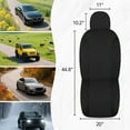 thumbnail image 5 of Road Comforts PolyPro Car Seat Covers– Front Seat Covers, Easy to Install, Universal Fit for Trucks Van SUV - Black, 5 of 7