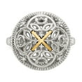thumbnail image 5 of Sterling Silver Gold Diamond Vintage Ring, 5 of 5