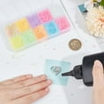 thumbnail image 3 of 1 Set 120G 10 Colors Luminous Frosted Glass Beads Glow in the Dark Round No Hole Mixed Color 1.5~3mm 12g/color, 3 of 6