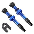 Yuanmiaoke 1 Pair of Tubeless Valves Stem Bike Tire Valves Stems No