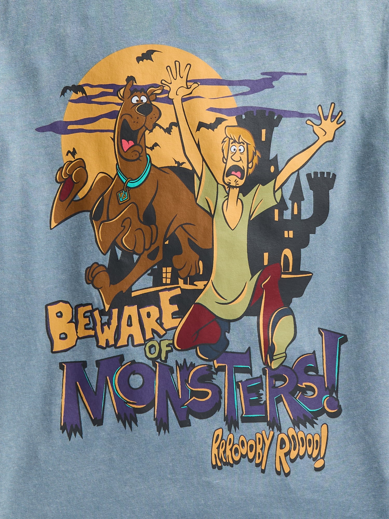 Scooby Doo Boys Graphic Halloween Tee with Short Sleeves, Sizes 4-18