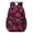Camo and Twig, variant on Camo and Grass Brown Pattern 17" School Backpacks for Teens,Waterproof Oxford Fabric,S-Shape Padded Straps for School,Travel,Hiking,Camping
