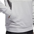 thumbnail image 2 of Adidas Men's Team Issue Training Pullover Hooded Sweatshirt - Gray/White (L), 2 of 3