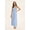 Dusty Blue, variant on Women's Infinity Wrap Beach Dress - Midi Length, 24 Ways to Wear, One Size