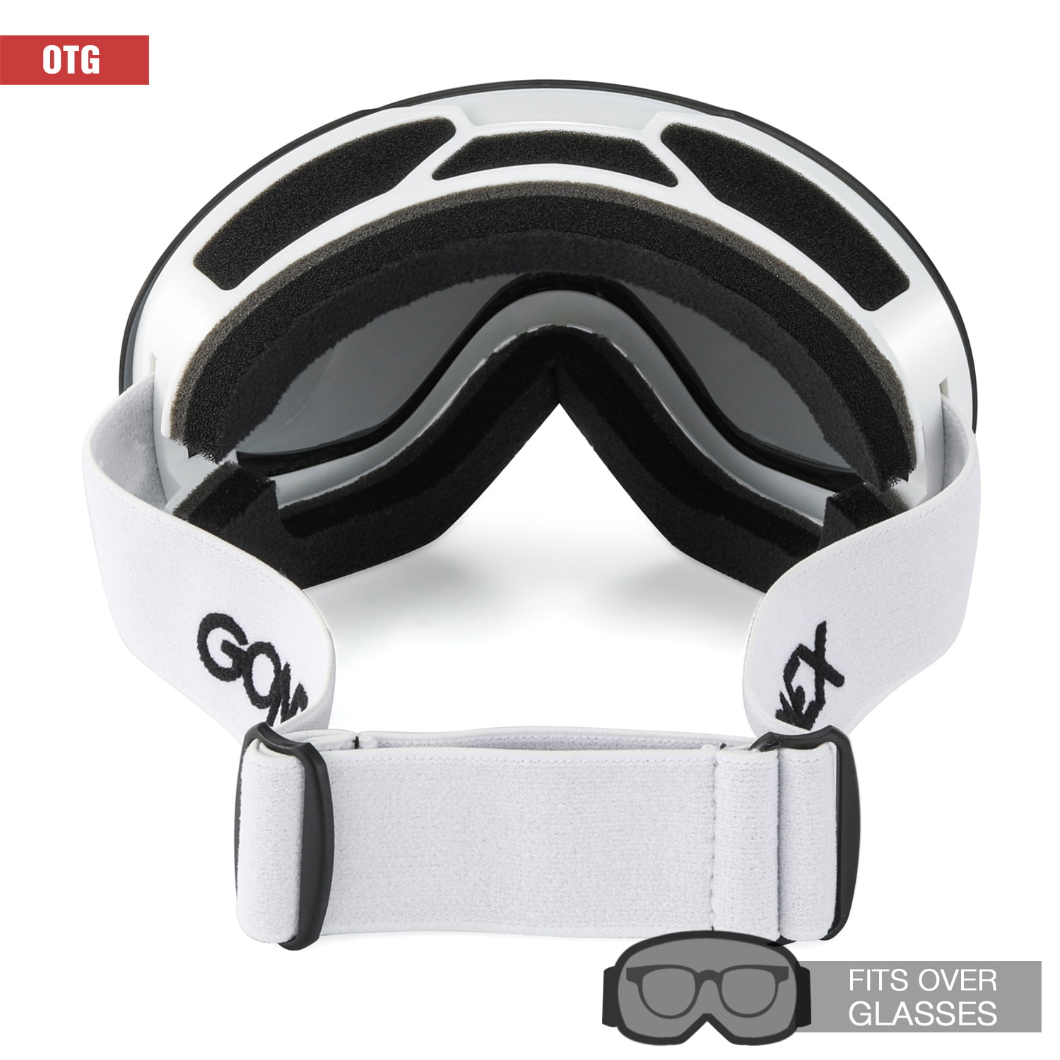 Details about   Gonex Snow Goggles Professional Ski OTG Anti-Fog Windproof UV Protection w/ Case 