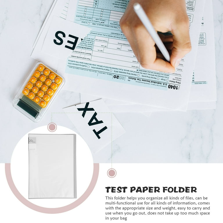 A3/20 Page Information Booklet Test Paper Folder Drawing