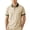 #04 Khaki 【Mix, Match & Rotate: Stock Up on Daily Colors】, variant on Men's Summer Color Block Shirt Button Short Sleeve Collared Casual Top Quick Dry Outdoor Sun Protection Work Vacation Travel Fishing Breathable Tops | JASKFLY,Army Green L