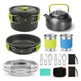 thumbnail image 1 of Camping Cookware Set Outdoor Cooking Equipment for Camping Hiking and, 1 of 8